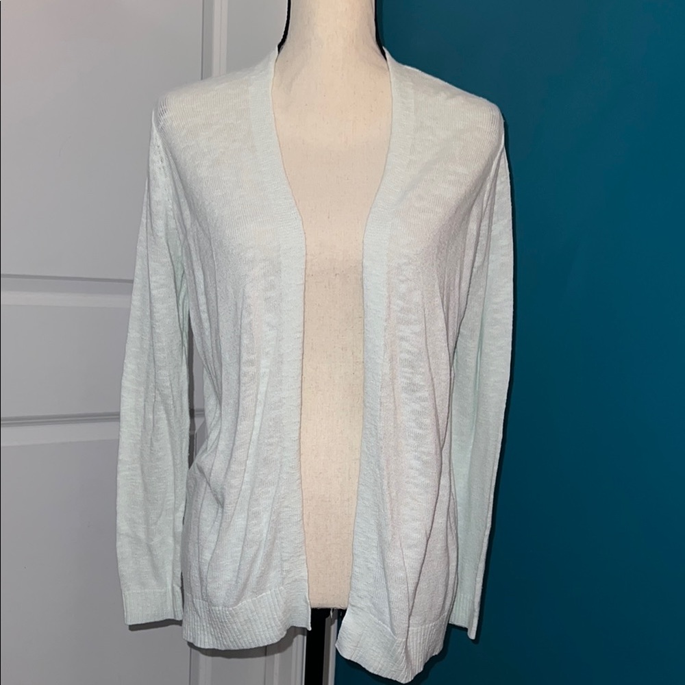 GAP Lightweight Mint Green Cardigan Sweater